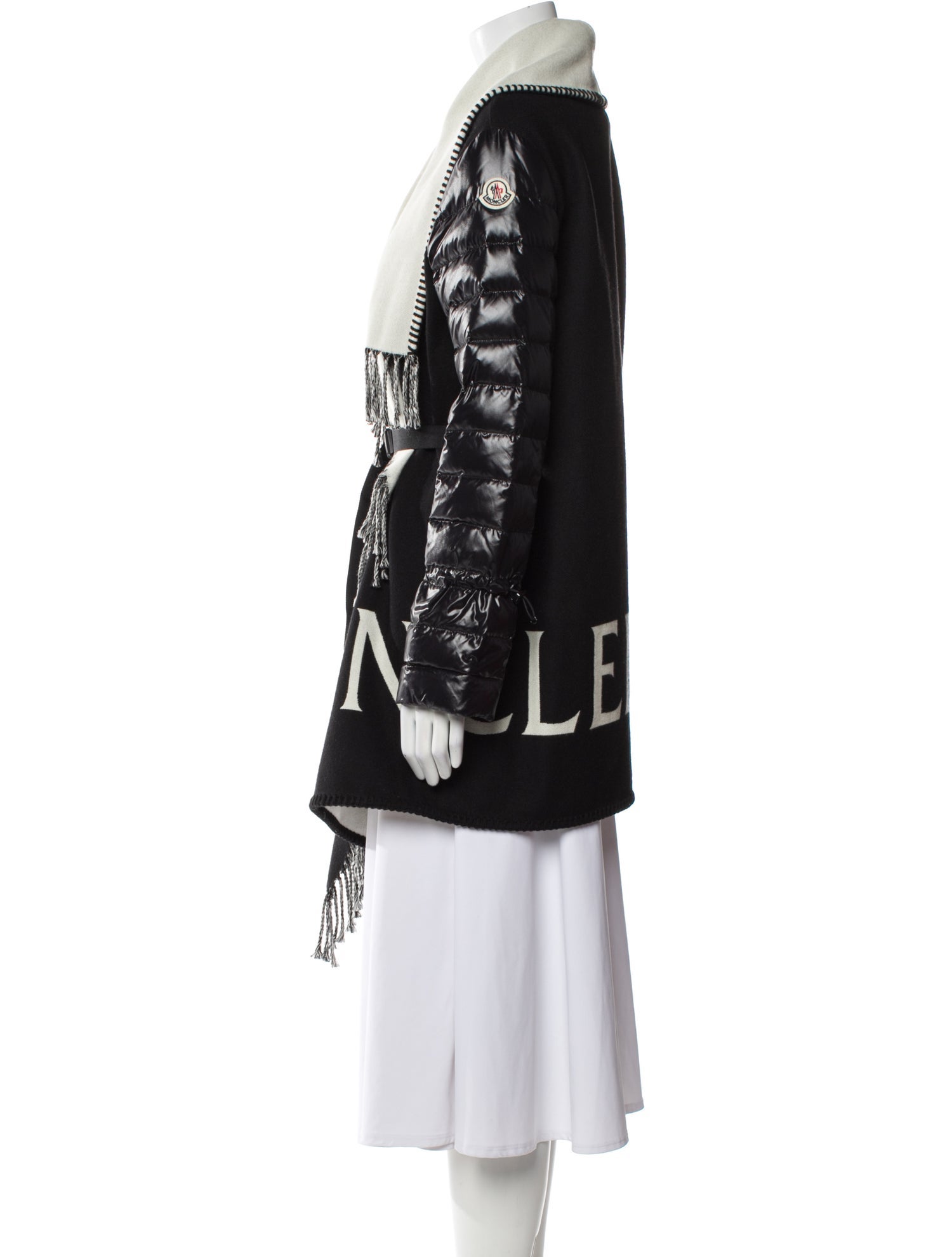 Moncler Virgin Wool Printed Coat