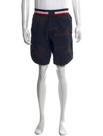 Moncler Grosgrain Trim Swim Trunks