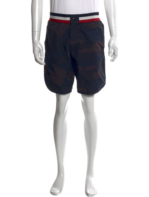 Moncler Grosgrain Trim Swim Trunks