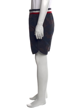 Moncler Grosgrain Trim Swim Trunks