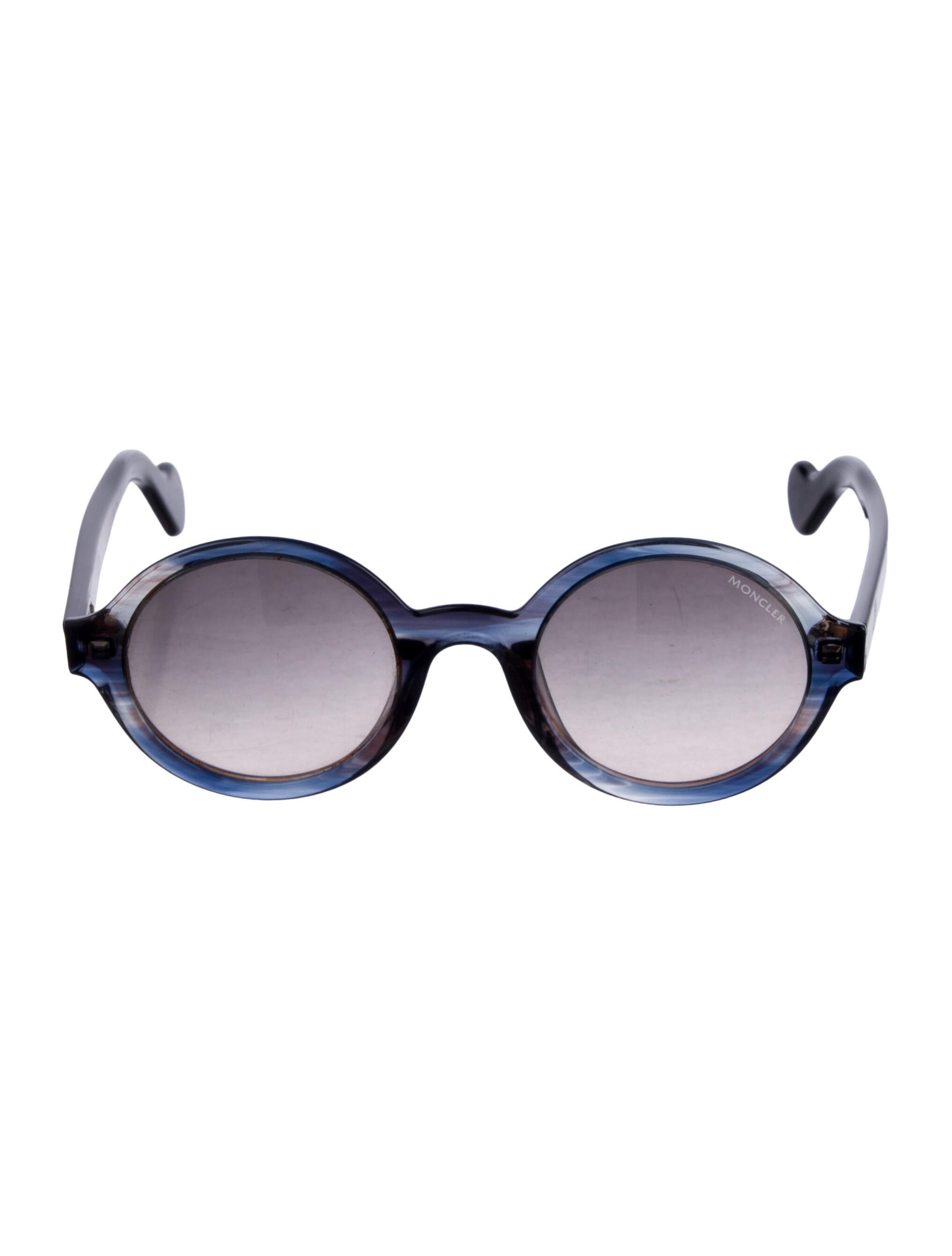 Moncler Round Mirrored Sunglasses