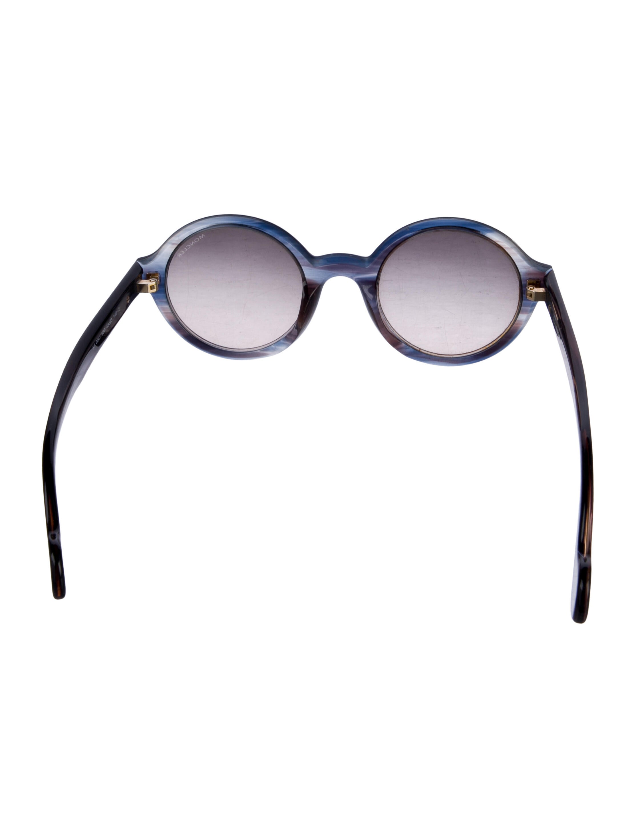 Moncler Round Mirrored Sunglasses