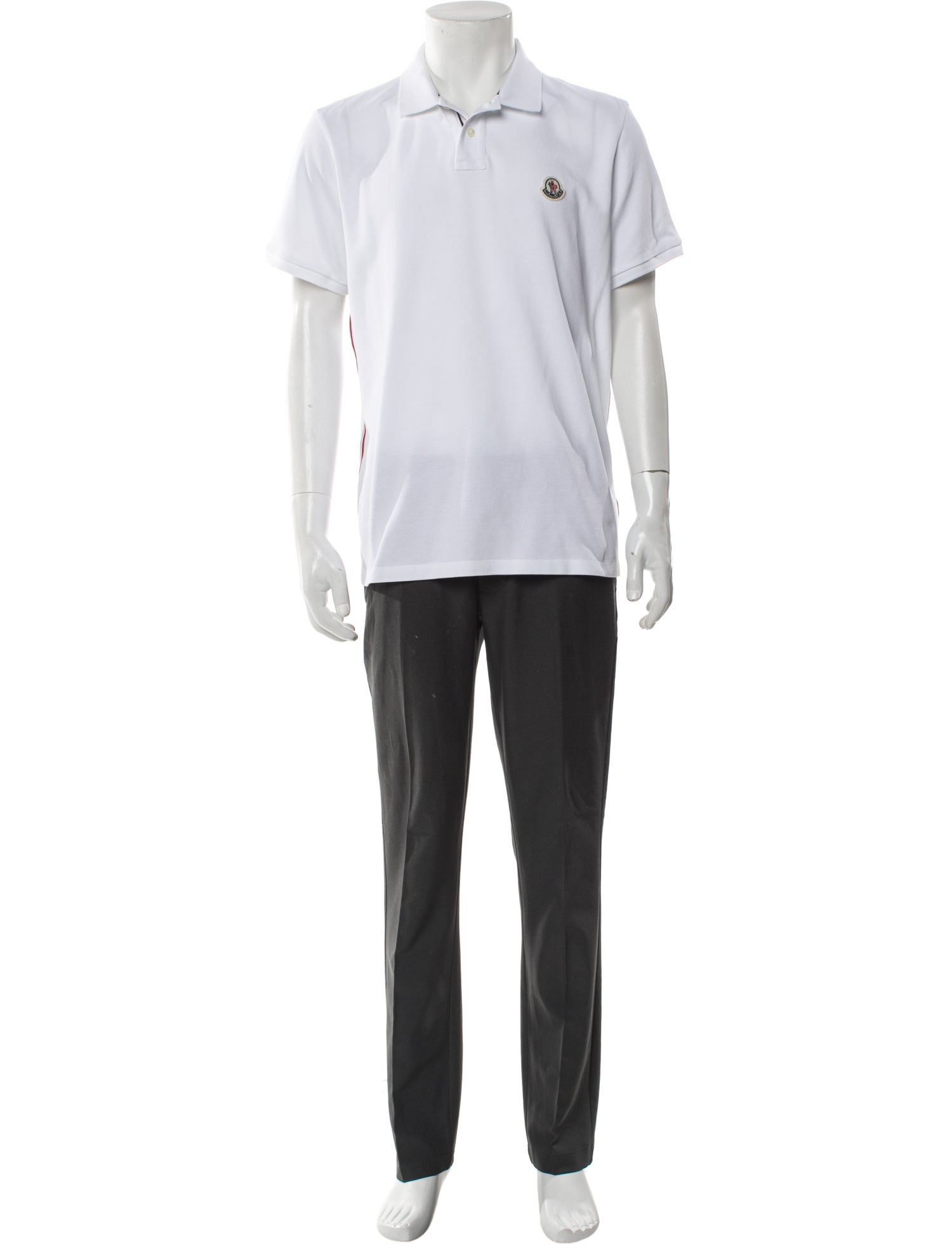 Moncler Collar Short Sleeve Polo Shirt