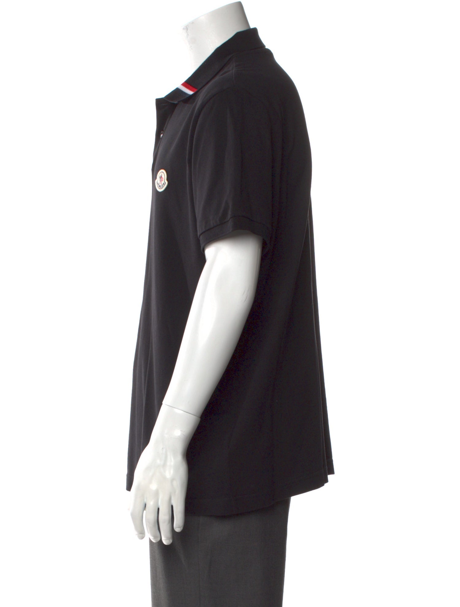 Moncler Collar Short Sleeve Polo Shirt