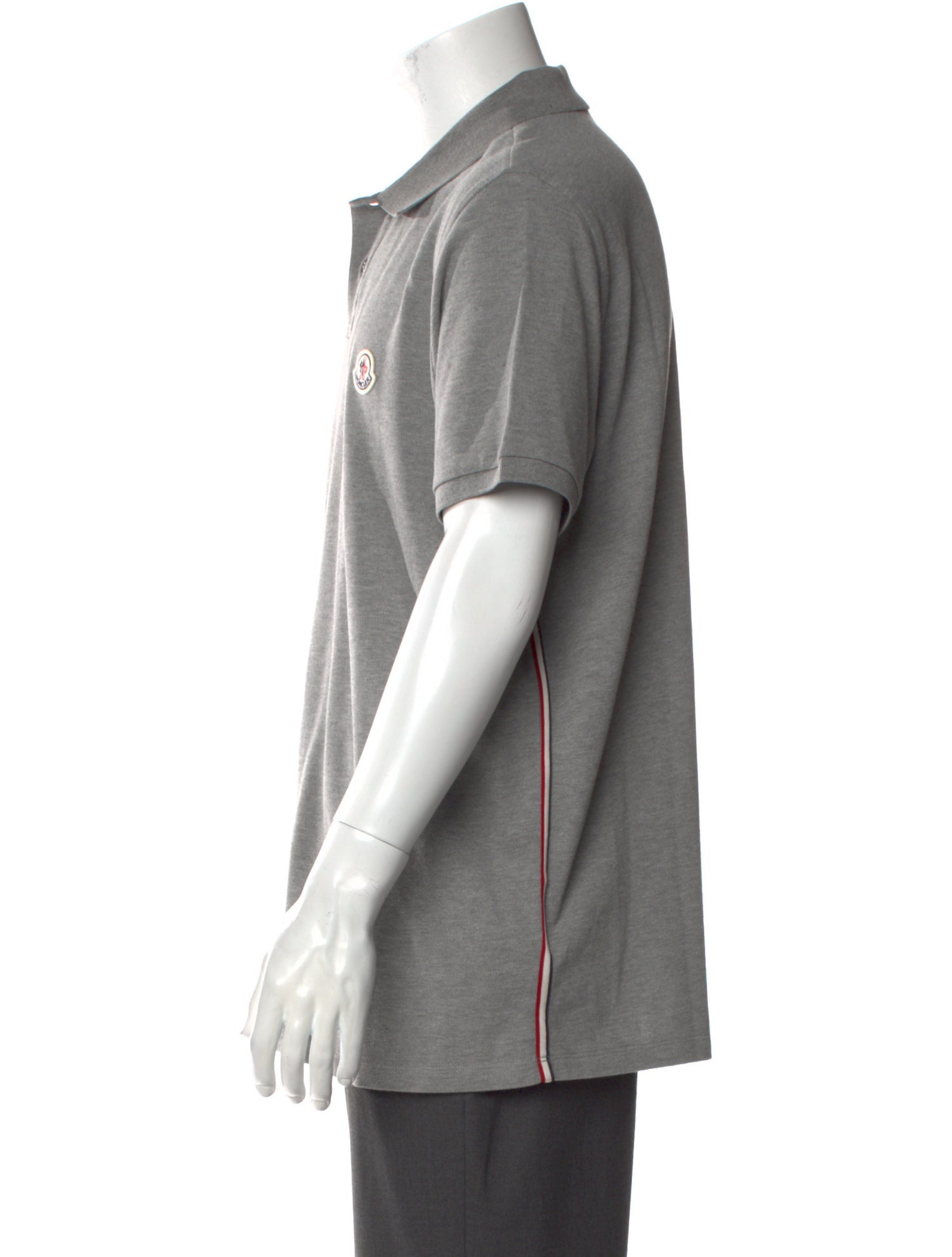Moncler Collar Short Sleeve Polo Shirt