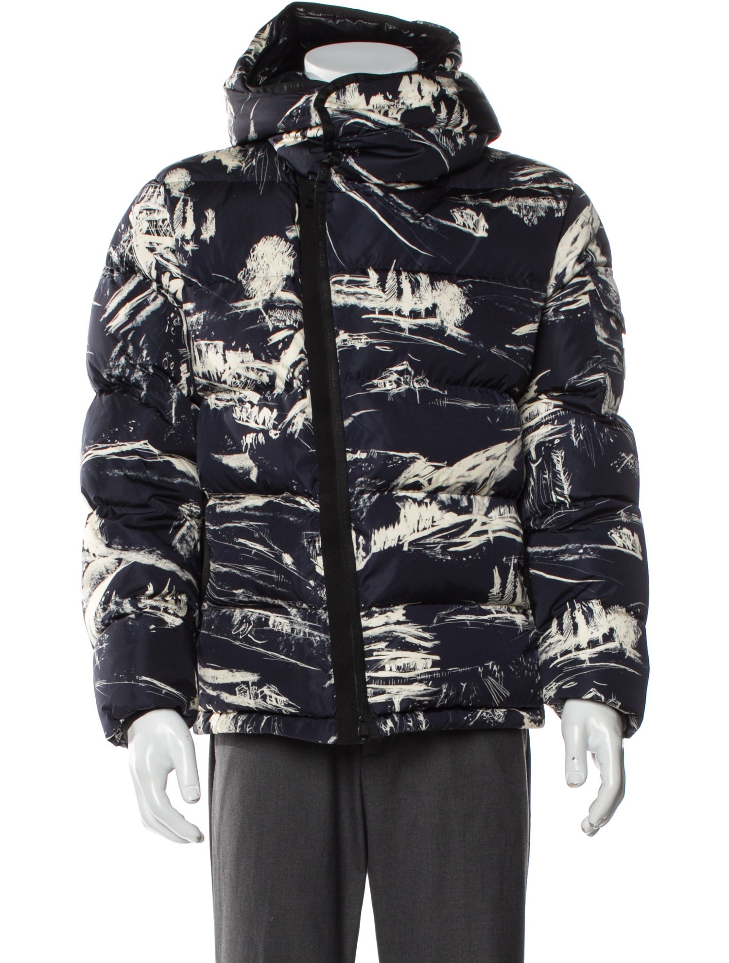 Moncler Printed Puffer Coat