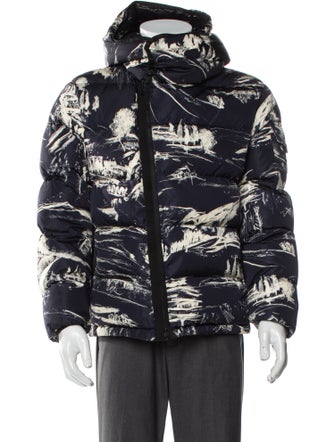 Moncler Printed Puffer Coat