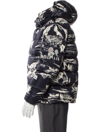 Moncler Printed Puffer Coat