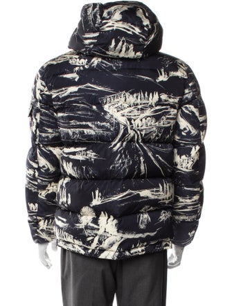 Moncler Printed Puffer Coat