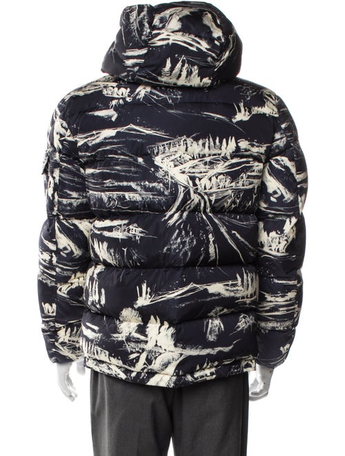 Moncler Printed Puffer Coat