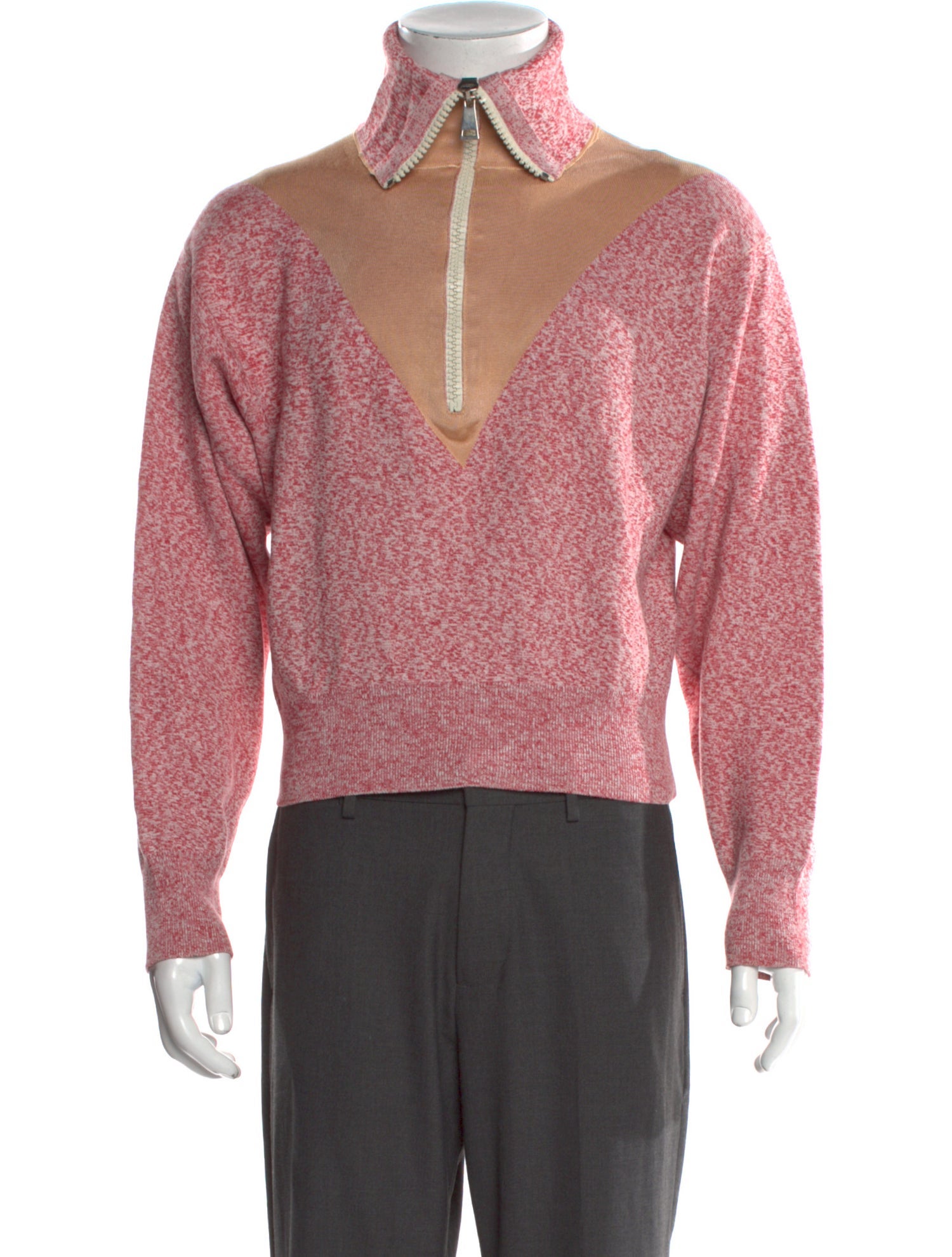 Moncler Colorblock Pattern Long Sleeve Shirt