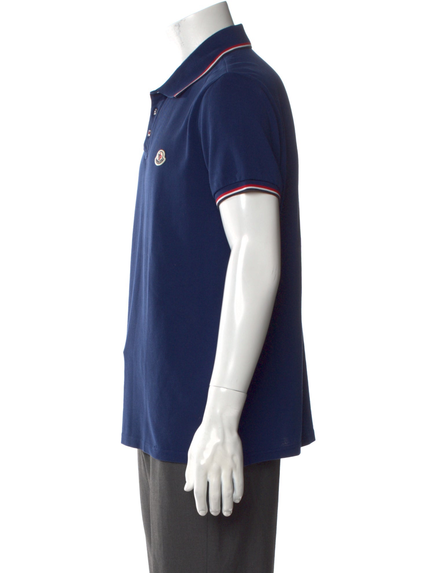 Moncler Collar Short Sleeve Polo Shirt