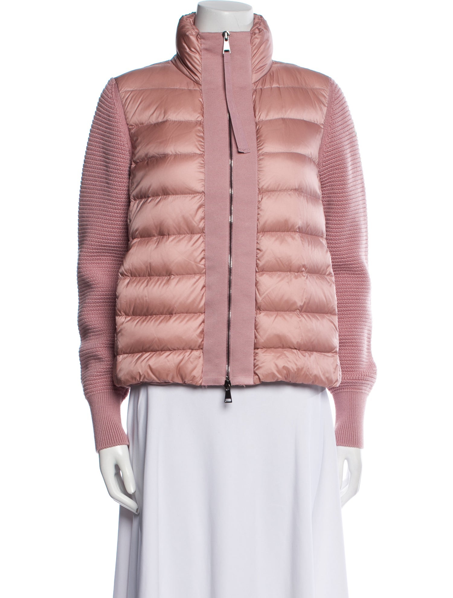 Moncler Down Faux Fur Jacket