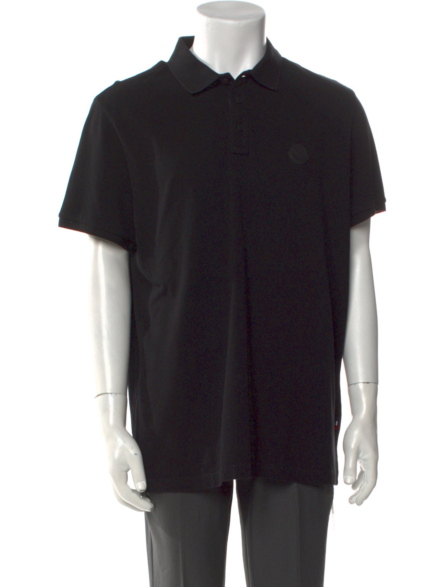 Moncler Crew Neck Short Sleeve Polo Shirt