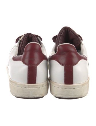 Moncler Leather Colorblock Pattern Sneakers