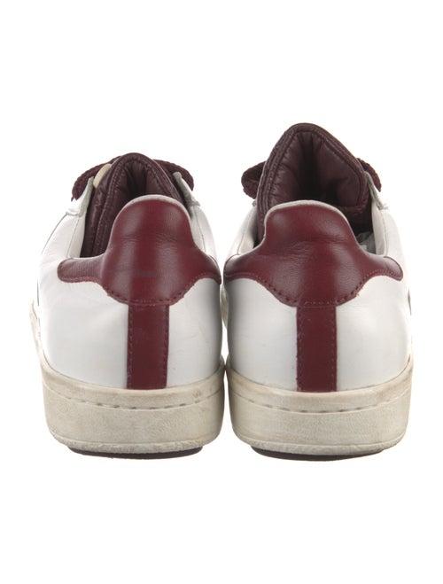 Moncler Leather Colorblock Pattern Sneakers