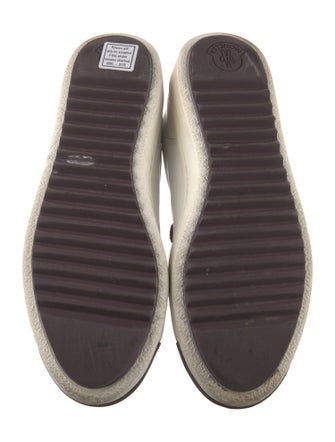 Moncler Leather Colorblock Pattern Sneakers