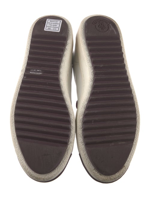 Moncler Leather Colorblock Pattern Sneakers