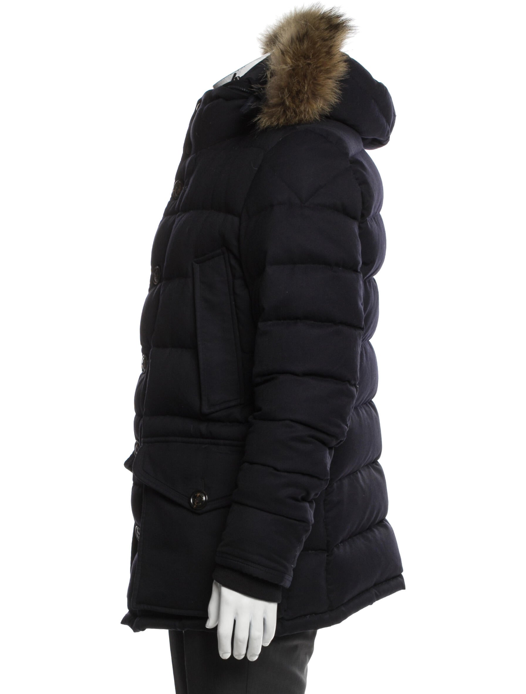 Moncler Virgin Wool Puffer Coat