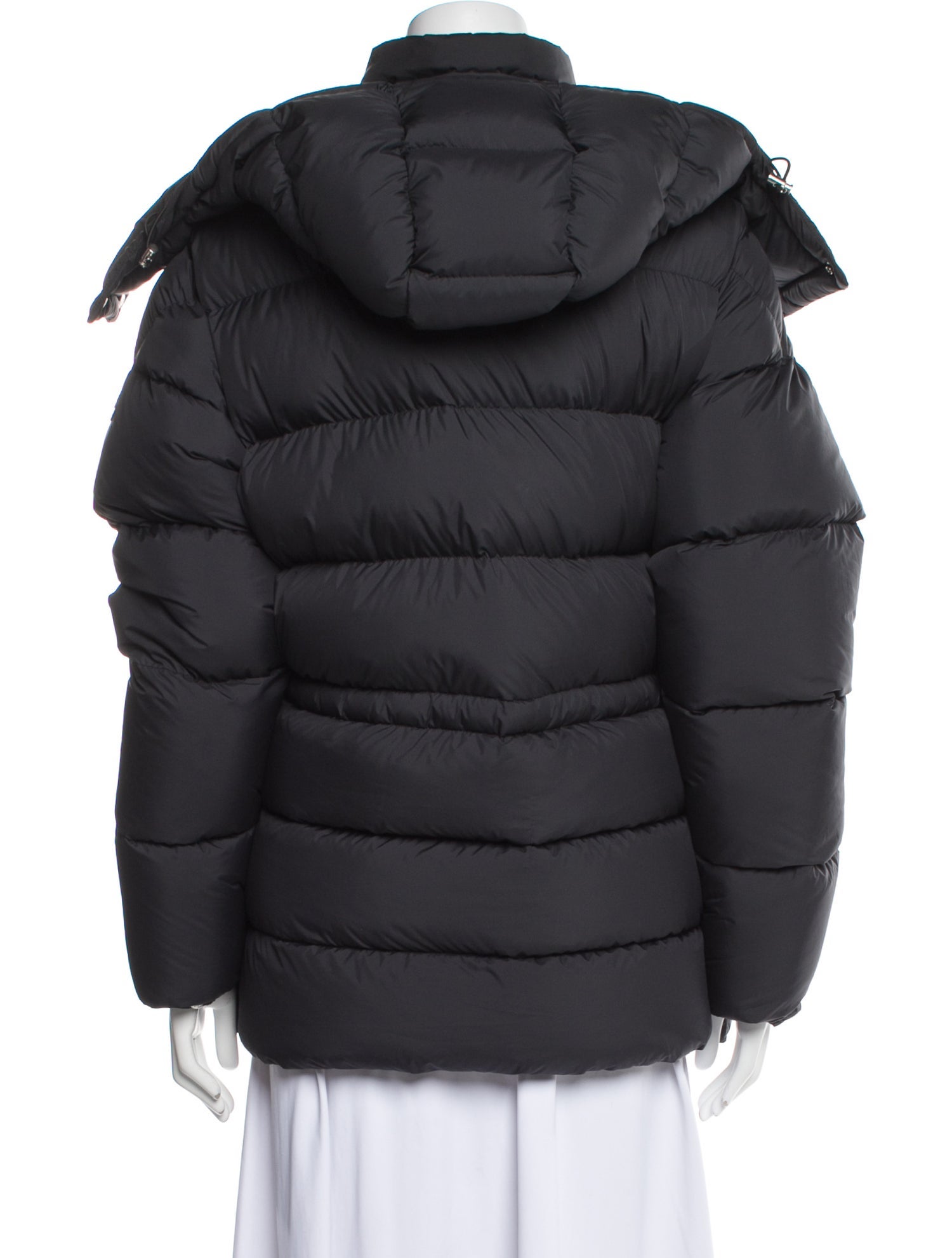 Moncler Leather Down Jacket