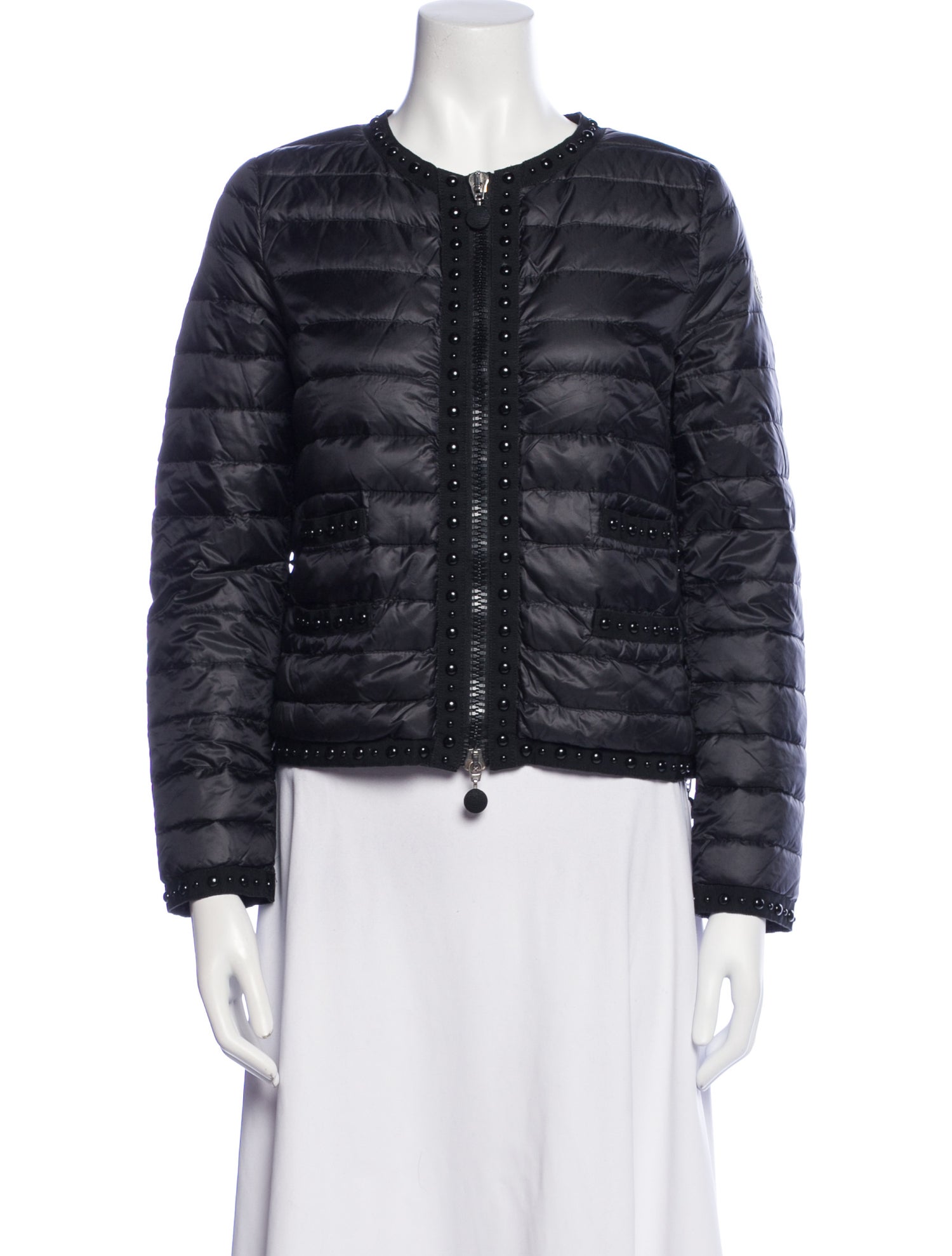 Moncler Nylon Printed Down Jacket
