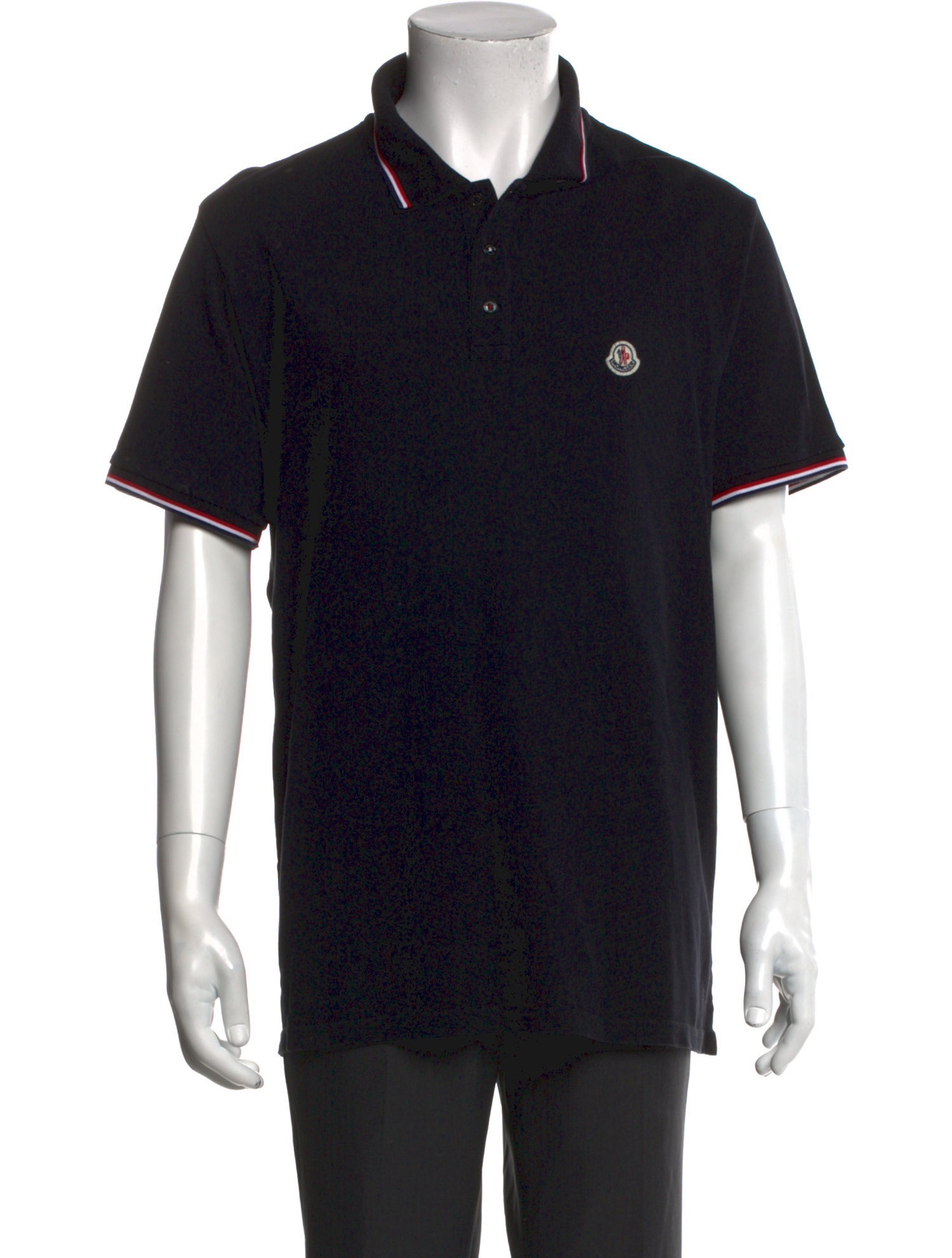 Moncler Collar Short Sleeve Polo Shirt