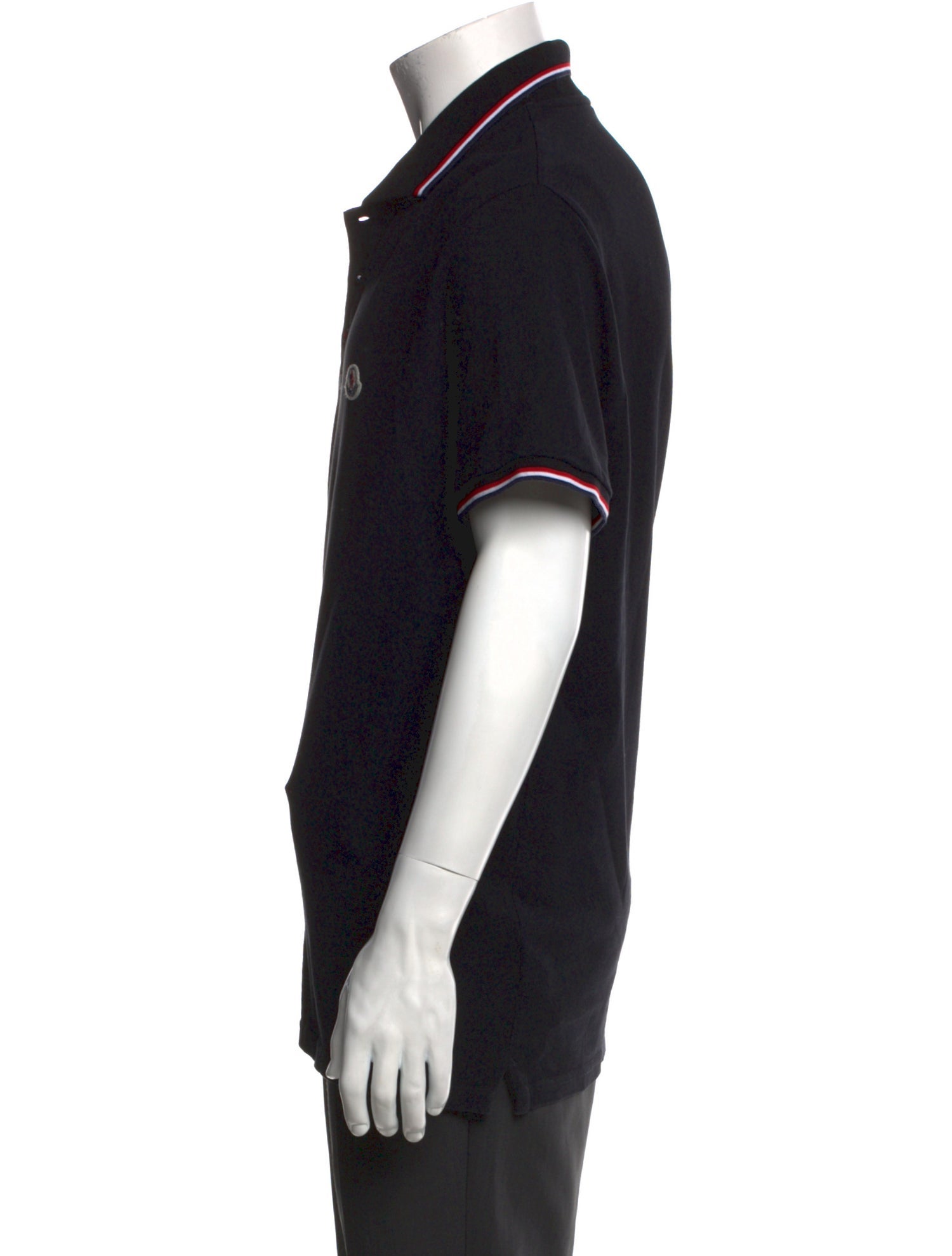 Moncler Collar Short Sleeve Polo Shirt