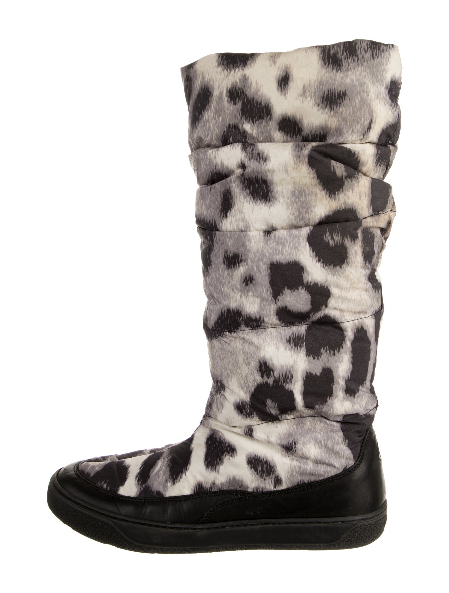 Moncler Animal Print Rain Boots