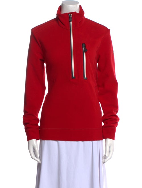 Moncler Mock Neck Long Sleeve Sweatshirt