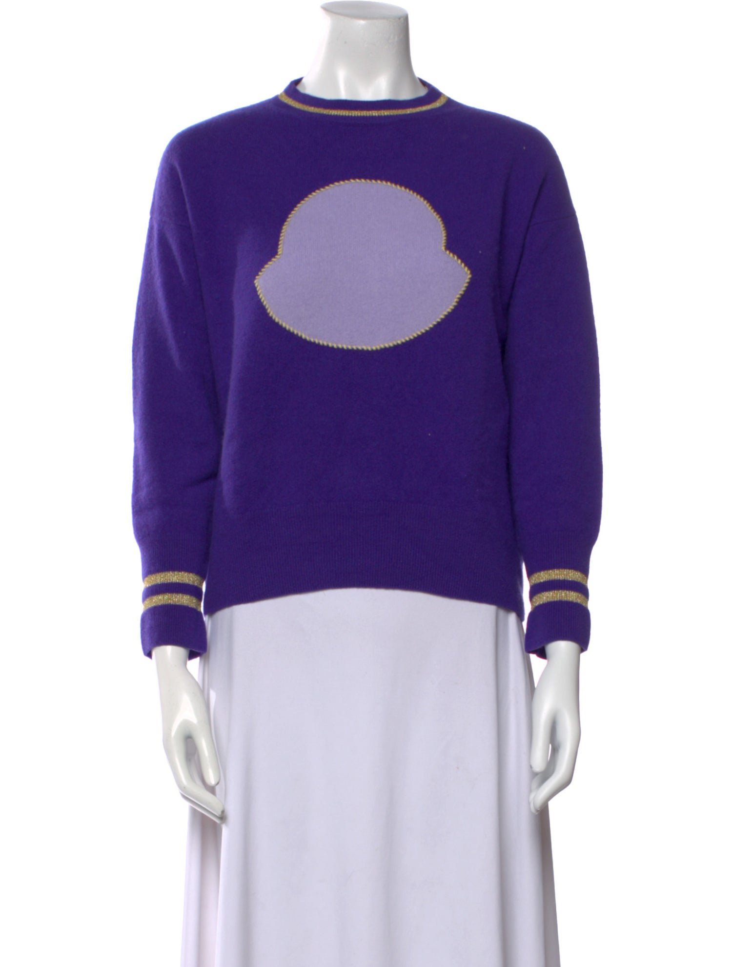 Moncler Wool Graphic Print Sweater