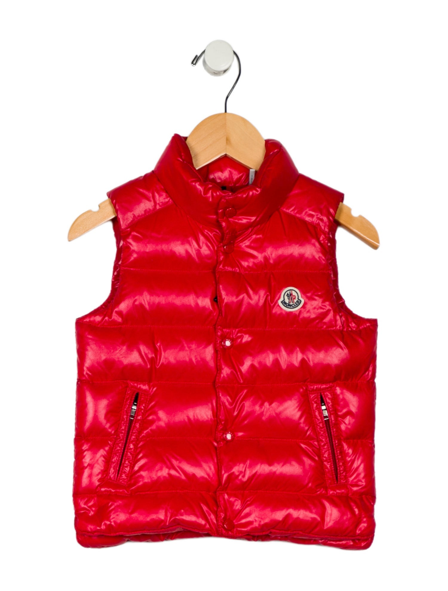 Moncler Moncler Boys' Red Puffer Vest