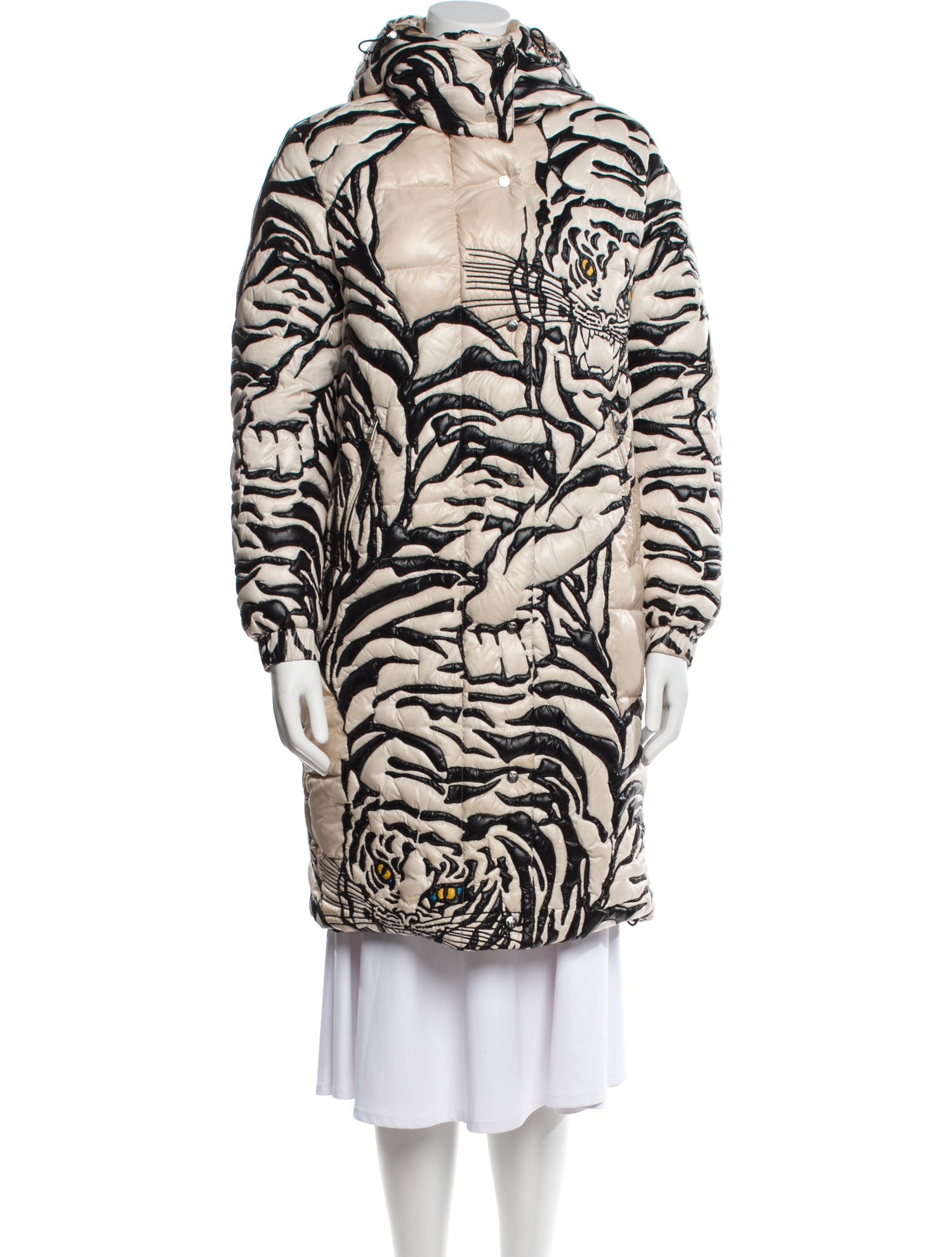 Valentino x Moncler Nylon Printed Down Coat