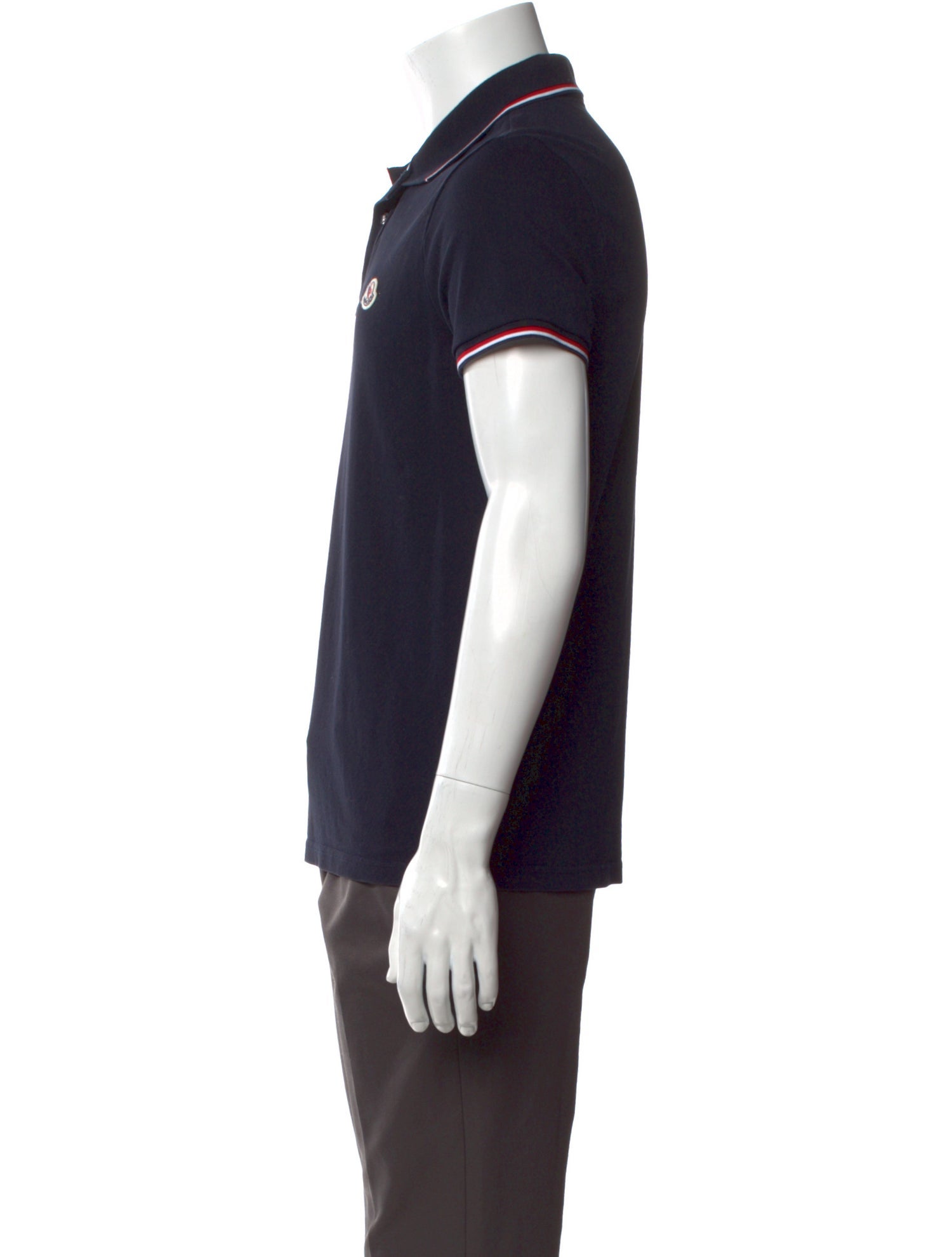 Moncler Collar Short Sleeve Polo Shirt