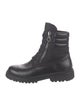 Moncler Leather Combat Boots