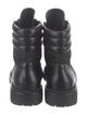 Moncler Leather Combat Boots