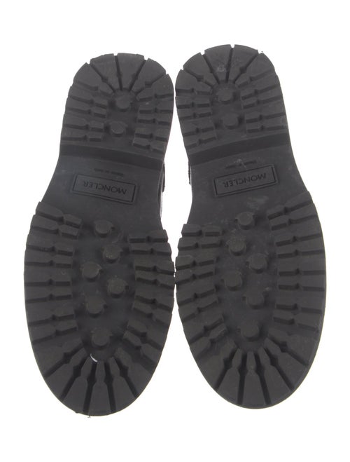 Moncler Leather Combat Boots