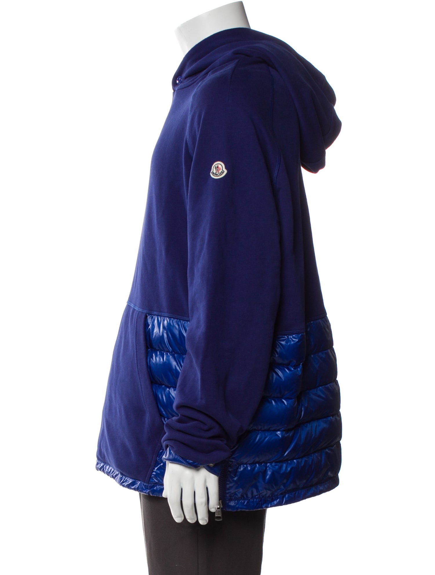 Moncler V-Neck Long Sleeve Hoodie