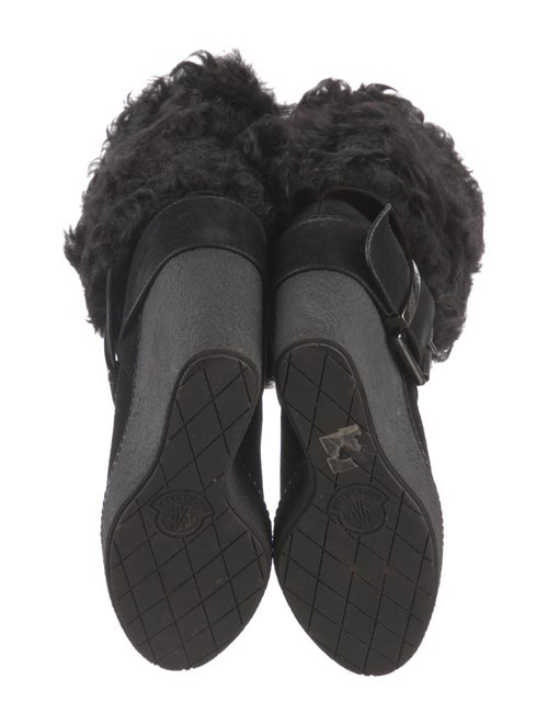 Moncler Suede Fur Trim Boots