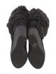 Moncler Suede Fur Trim Boots