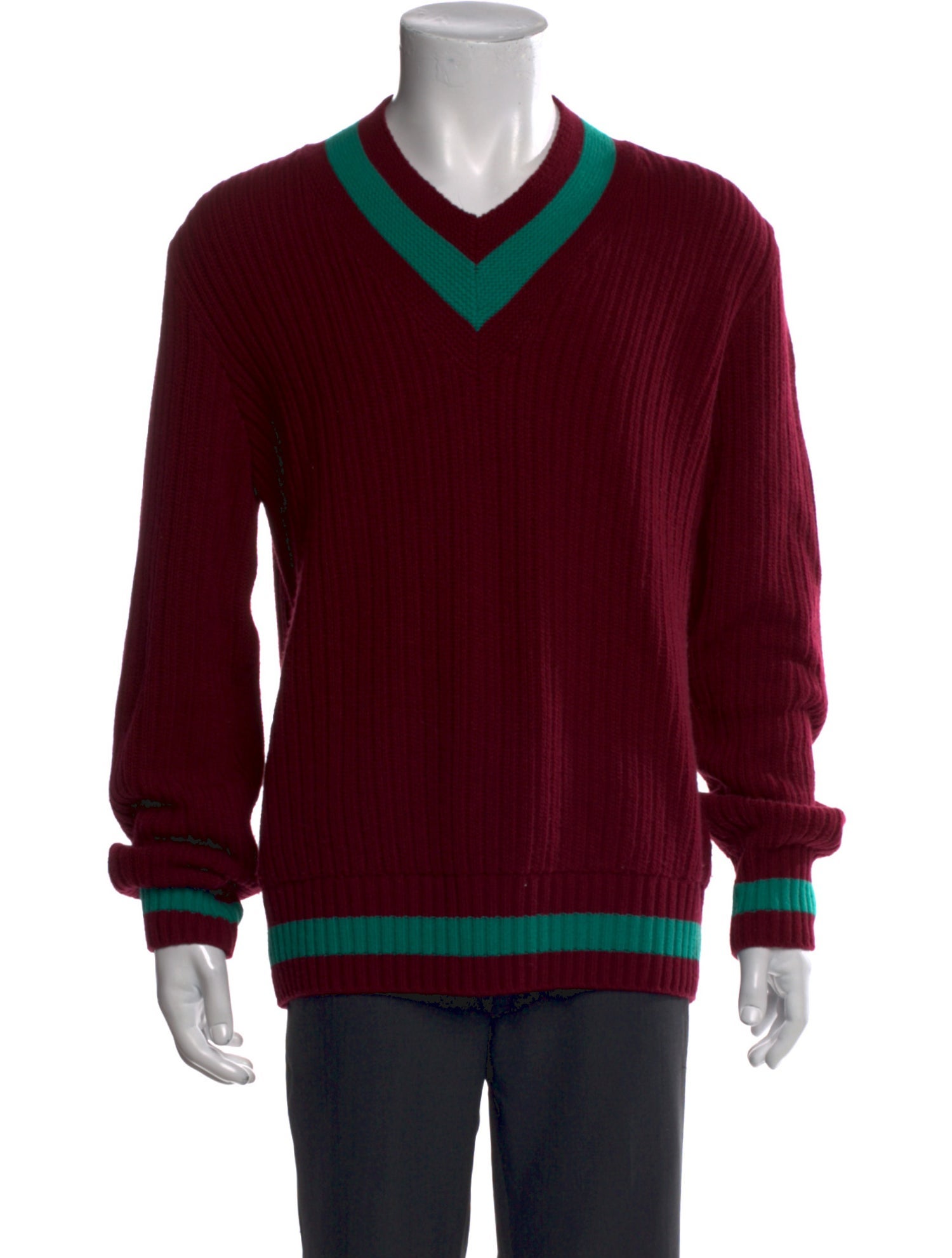 Moncler Wool Striped Pullover