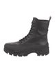 Moncler Leather Combat Boots