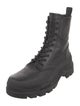 Moncler Leather Combat Boots