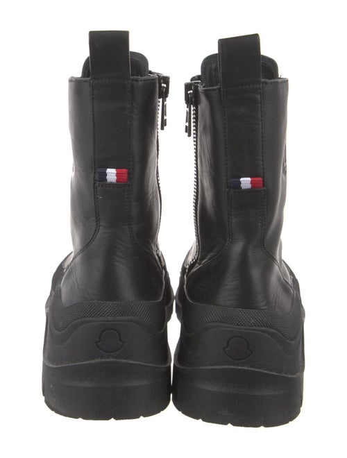 Moncler Leather Combat Boots
