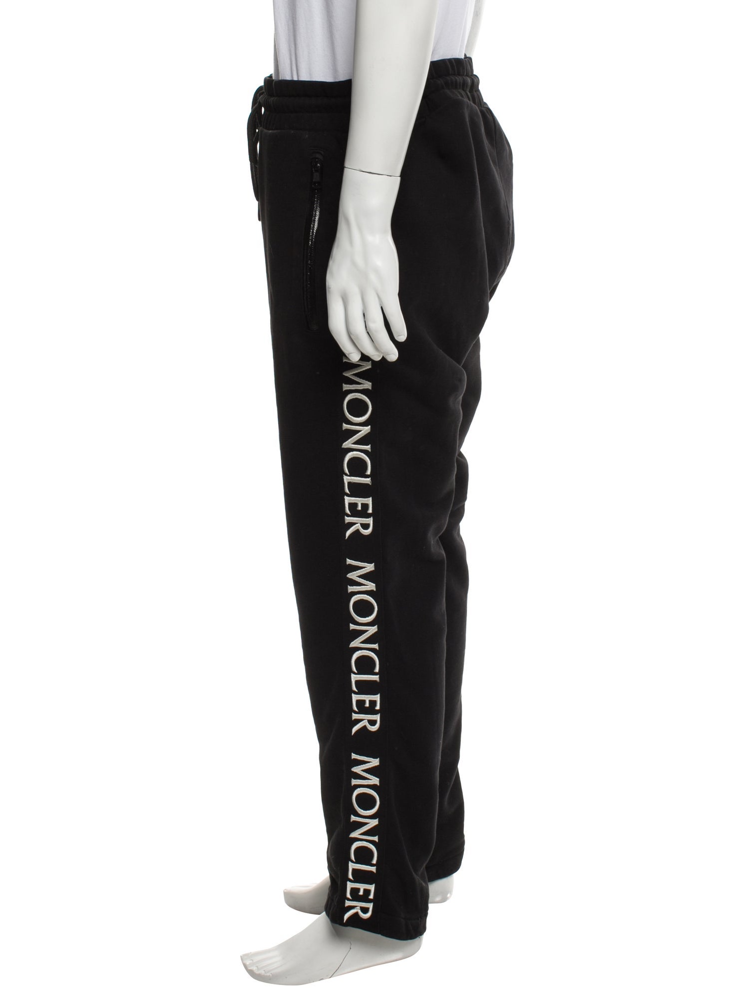 Moncler Embroidered Accent Lounge Bottoms