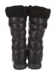 Moncler Nylon Graphic Print Combat Boots