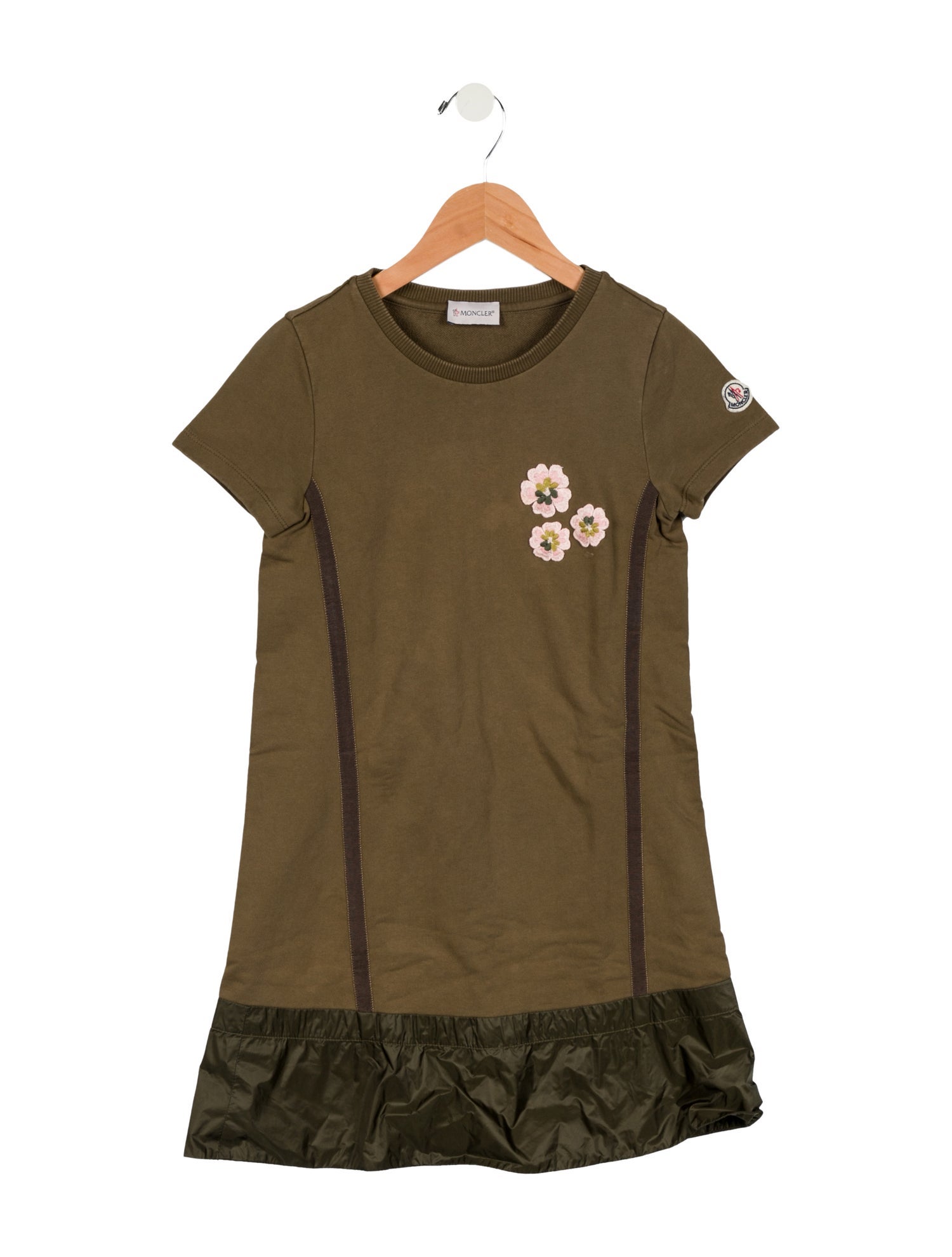 Moncler Girls' Casual Short Sleeve Dress