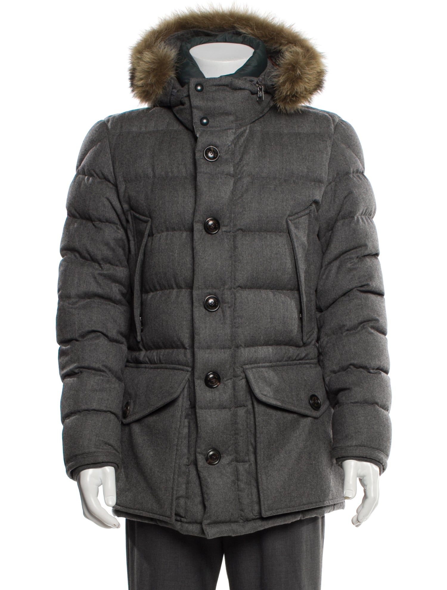 Moncler Wool Puffer Coat