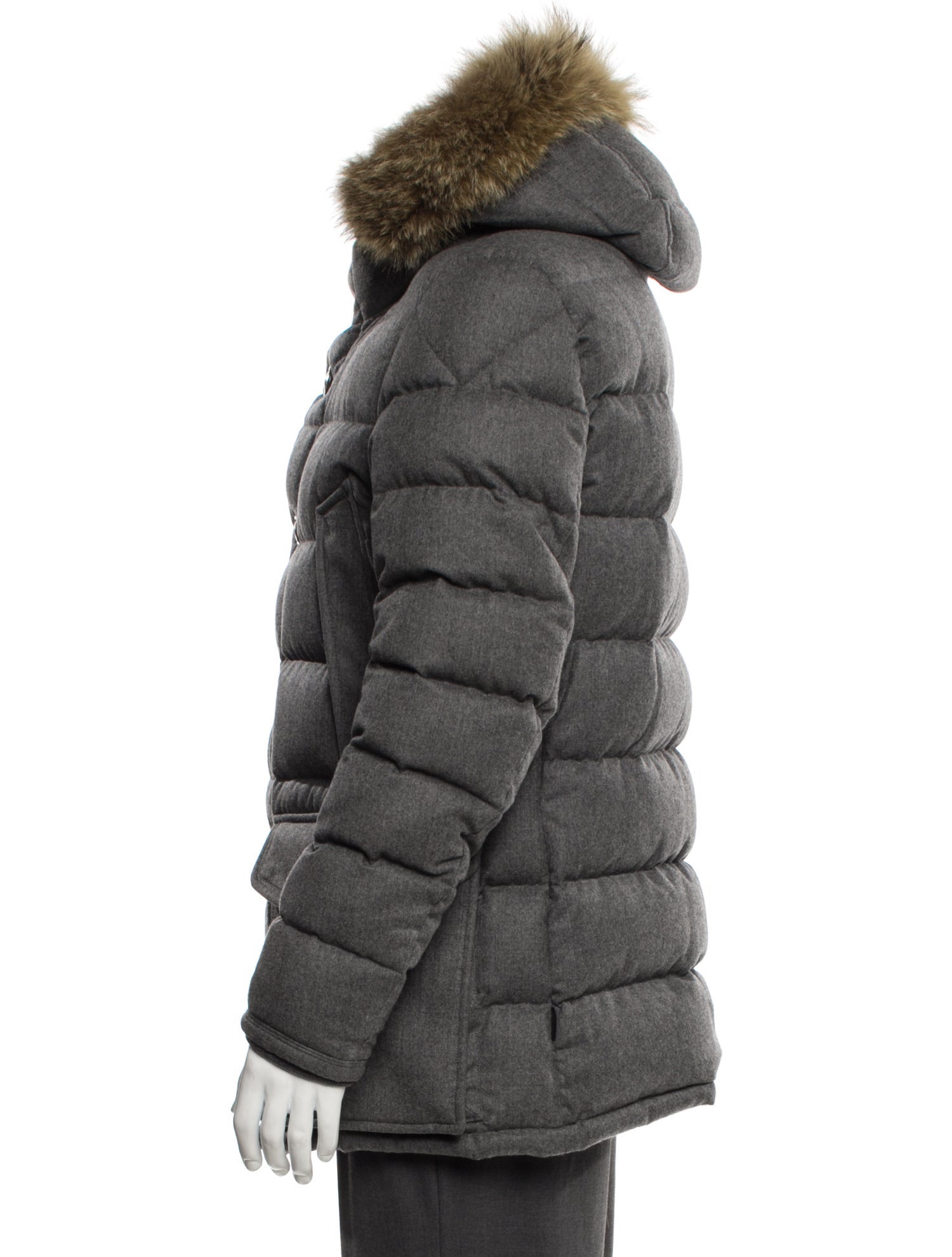 Moncler Wool Puffer Coat