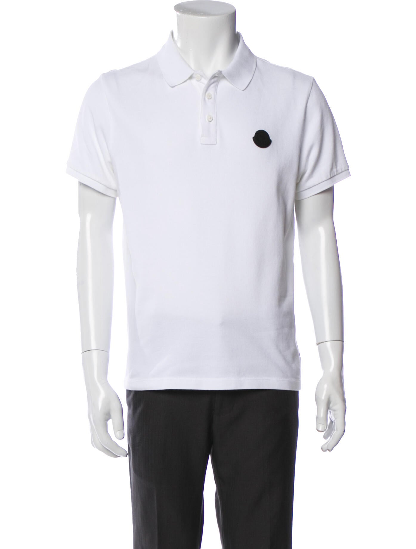 Moncler Crew Neck Short Sleeve Polo Shirt