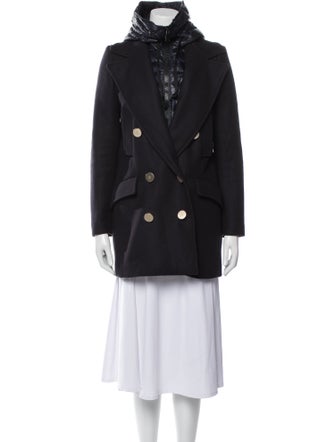 Moncler Virgin Wool Peacoat